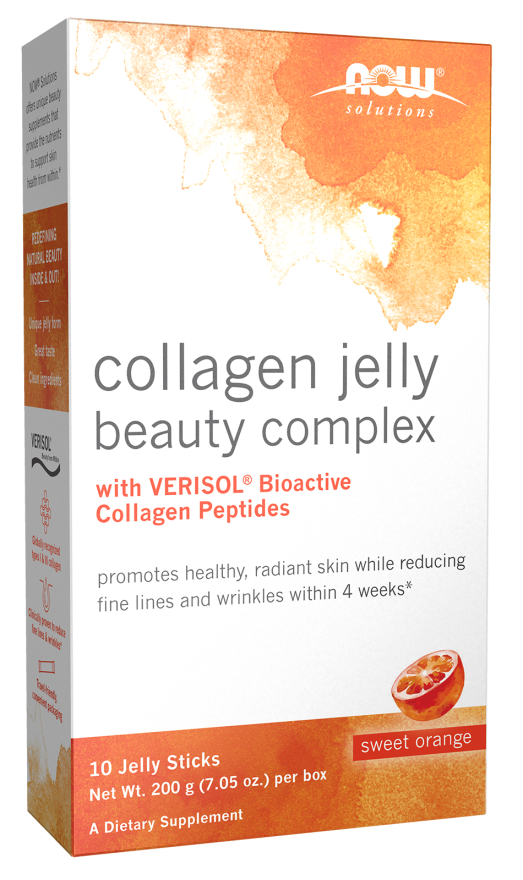 NOW COLLAGEN JELLY ORANGE (10 STICKS/BOX) -7880